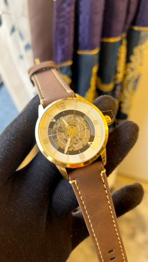 Fossil automatic Gold Dial