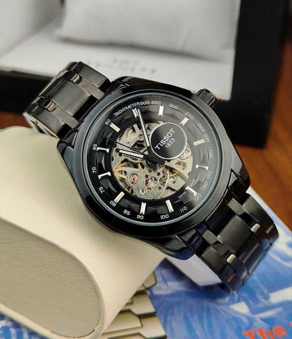 Tissot Skeleton Watch Black