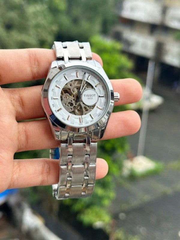 Tissot Skeleton Watch White