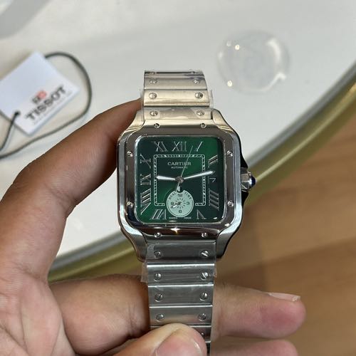 CARTIER SANTOS DUAL TIME AUTOMATIC