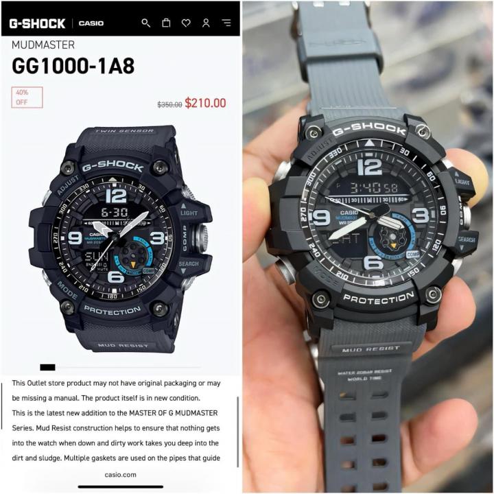 G Shock Mudmaster Watch