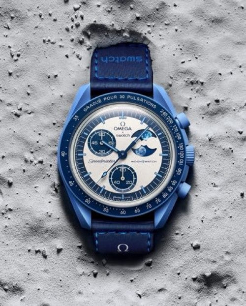 OMEGA X SWATCH MOONSWATCH MISSION TO THE SUPER BLUE MOONPHASE