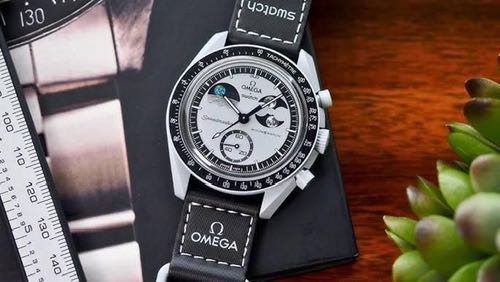 Omega speedmaster Swatch moon sun moon