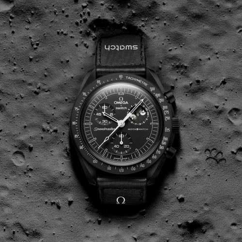 Omega speedmaster Swatch SUN MOON