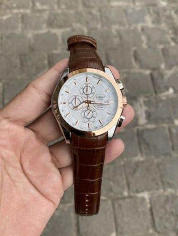 Tissot Watch Gold/White