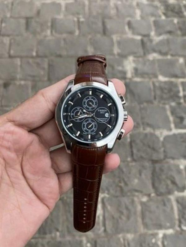 Tissot Watch Silver/Black Dial