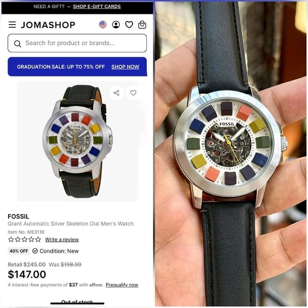 Fossil grant automatic