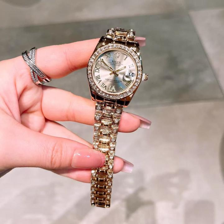 Rolex Oyester Perpetual Date Just Gold-Grey