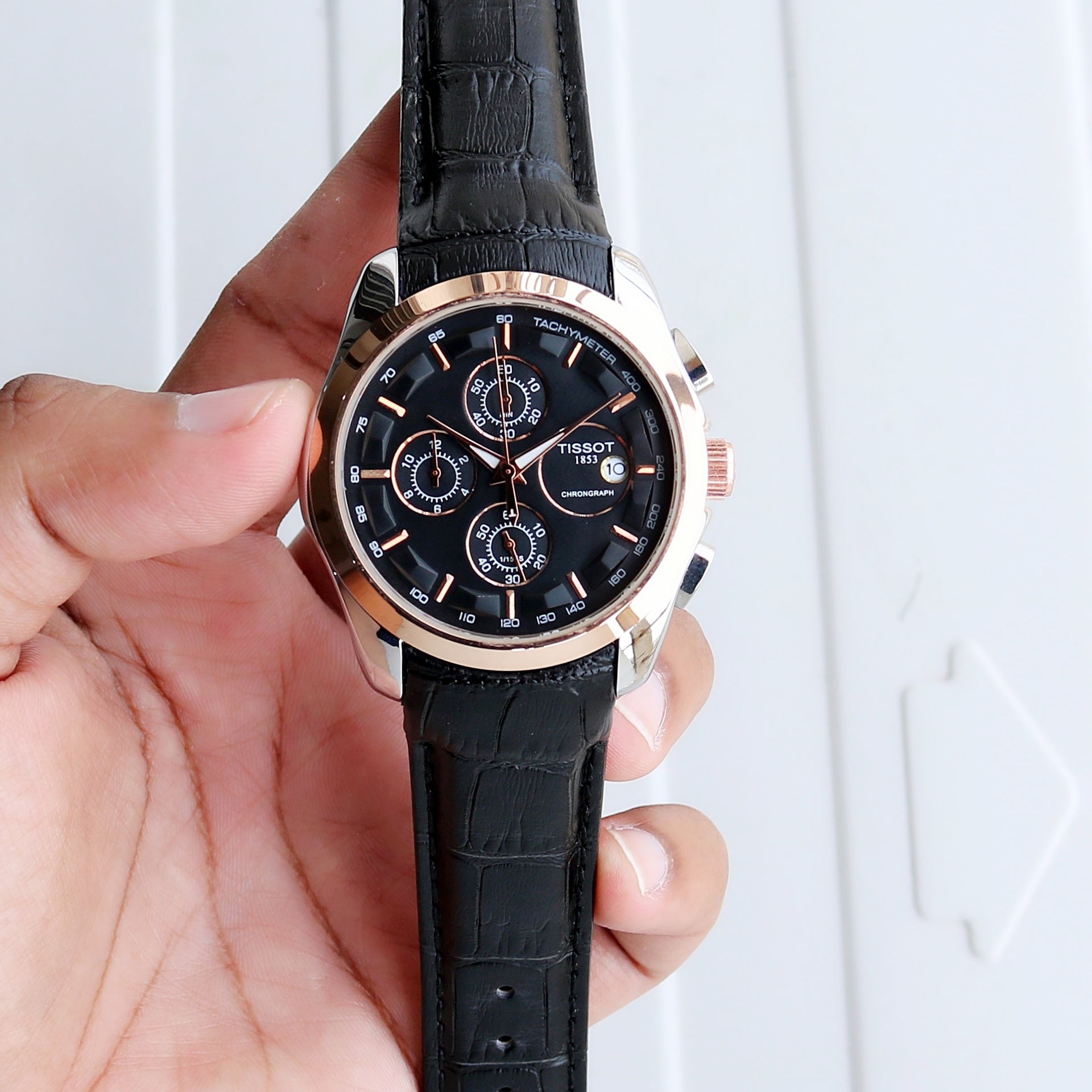 Tissot Watch Black/Gold