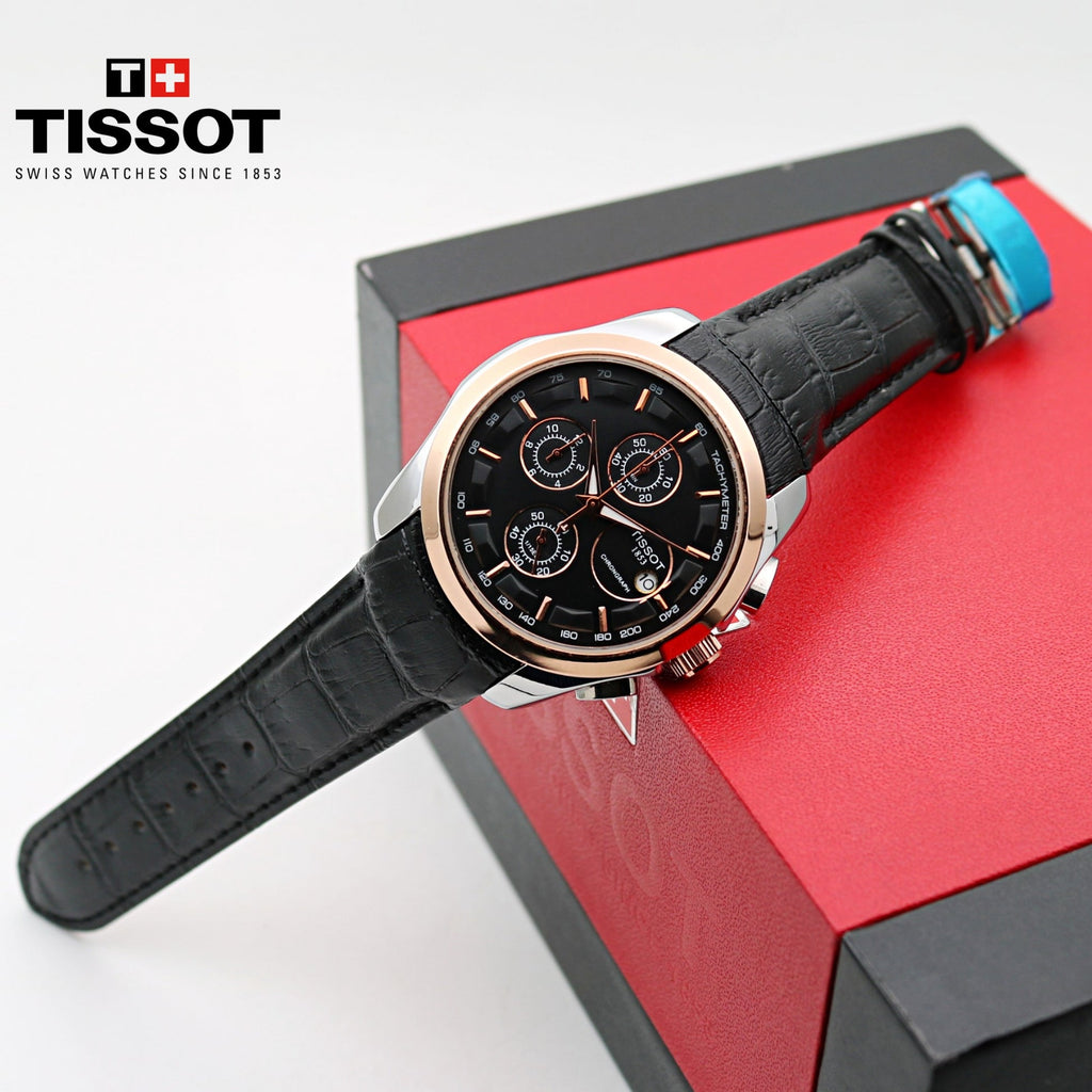 Tissot Watch Black/Gold