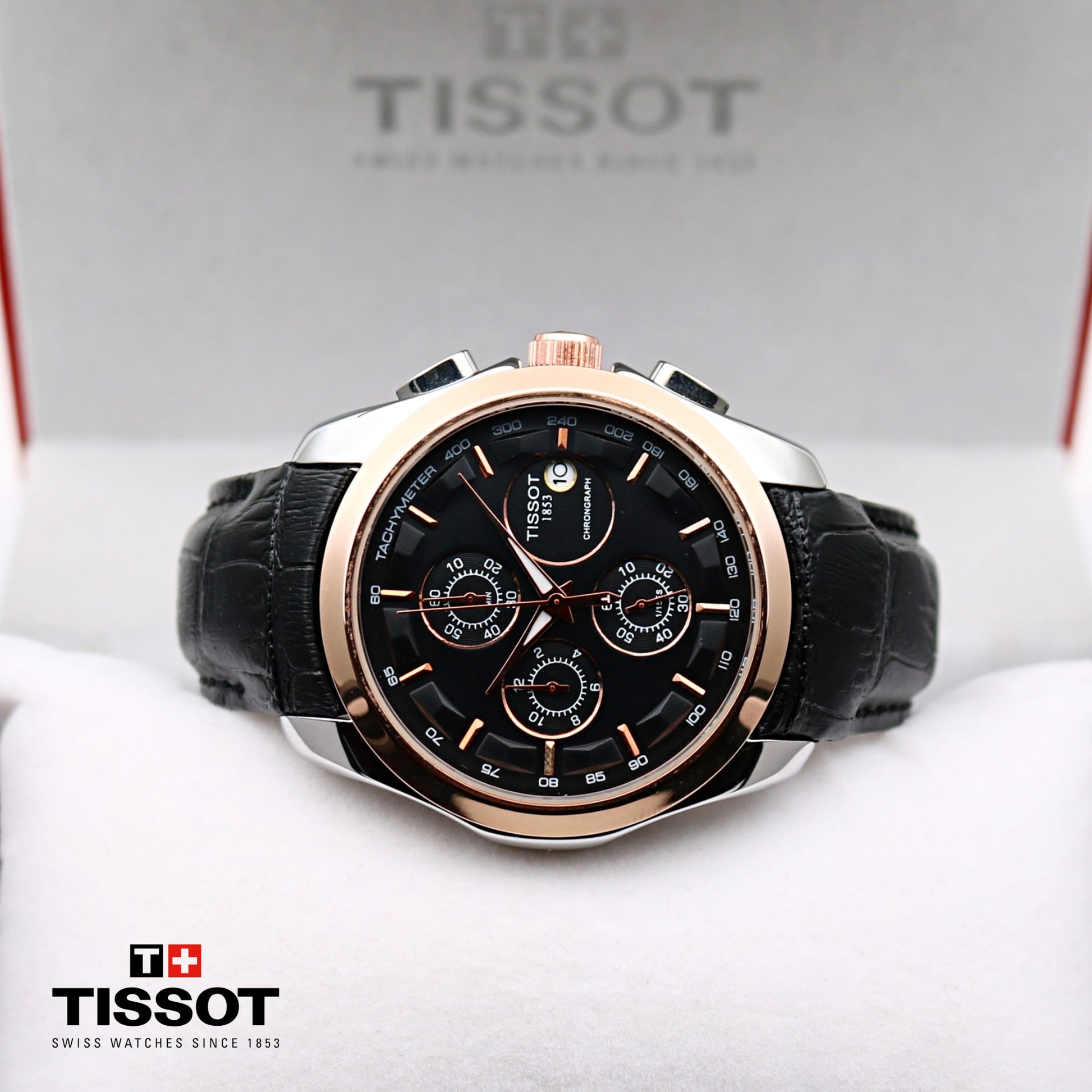 Tissot Watch Black/Gold